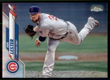 2020 Topps Chrome Refractor #123 Jon Lester Chicago Cubs
