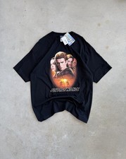 NWT Vintage Star Wars 2002 Episode 2 Attack of the Clones Black T-Shirt
