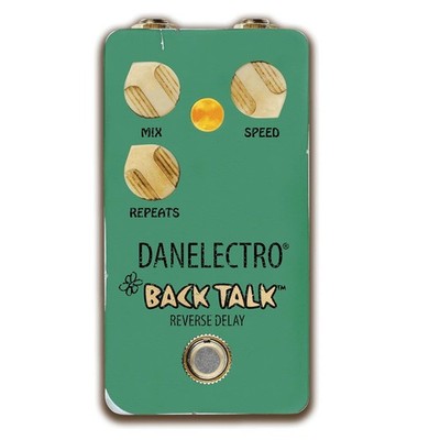 Guitar Effect Pedal Danelectro BAC-1-U Talk Back Reverse Delay Green