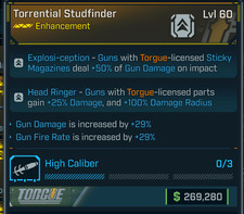 Borderlands 4⭐STUDFINDER ENHANCEMENT⭐TORGUE⭐GUN DAMAGE⭐GUN FIRE RATE