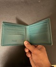 Green Geometric Logo Bifold Wallet Credit Card Holder — photo 3