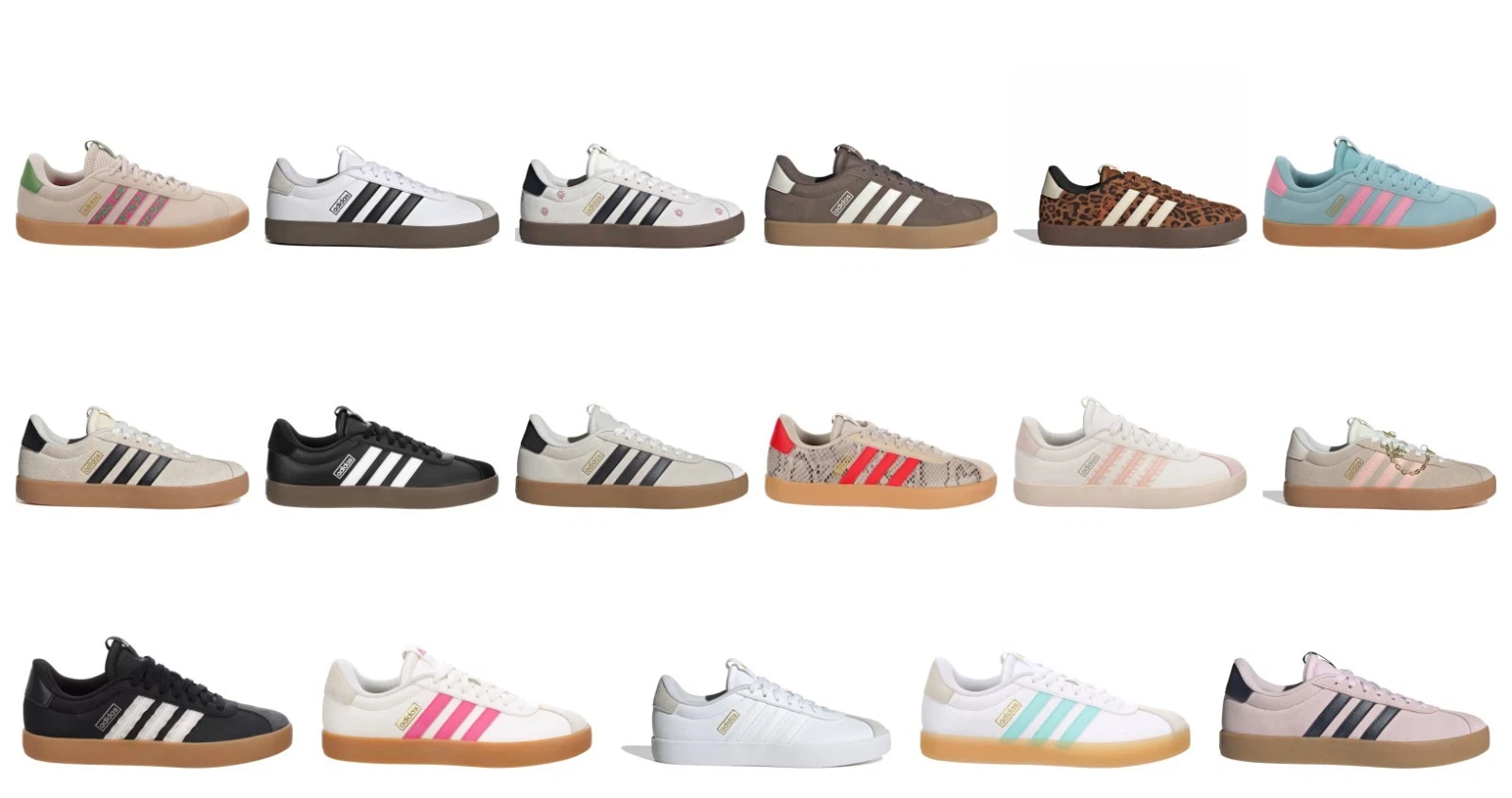 Adidas VL Court 3.0 Women's Shoes Sneakers Casual Skate Trainer Low Top Shoes