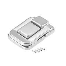 2pcs Toggle Latch 38mm Silver Tone Decorative Hasp Jewelry Wooden Box Catch