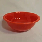 Vintage Pyrex #325 Red Glass 2.5L Nesting Mixing Bowl Clear Bottom by Corning