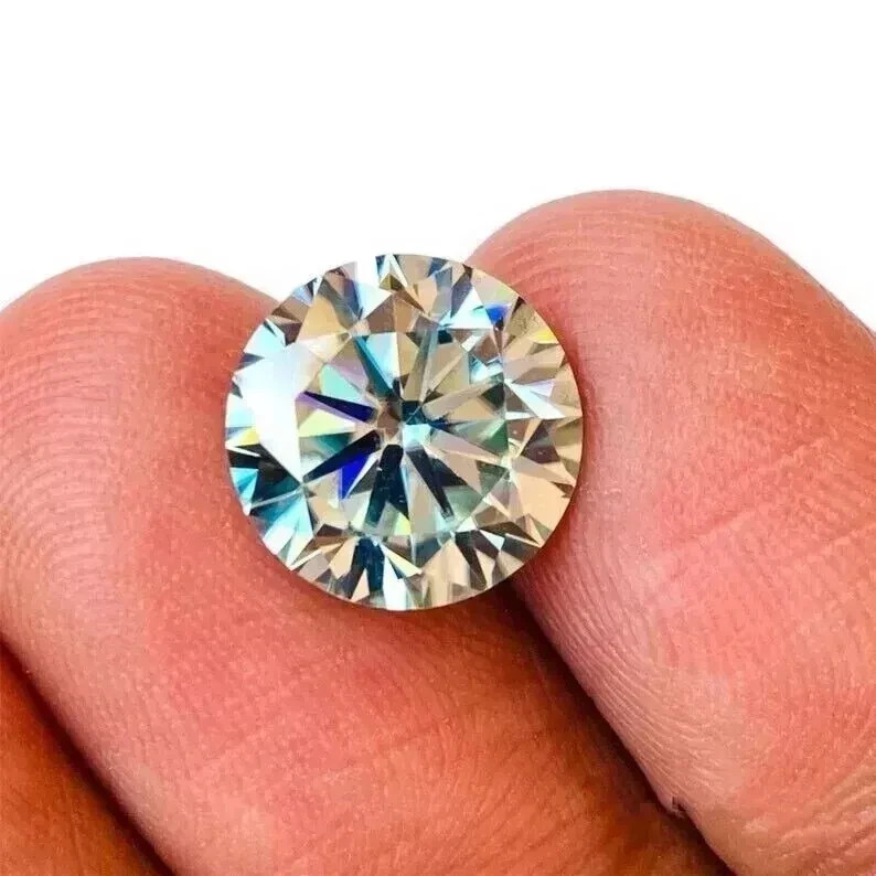 White Rounded Diamond Natural White Diamond .75ct Round Cut 6mm VVS1 D Grade Certified Stone ...