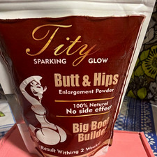 Tity Sparking Glow Butt & Hips Enlargement Powder, Maca Root, All Natural