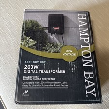 NEW Hampton Bay SL-200-12A Low Voltage 200W Outdoor Landscape Digital Transforme