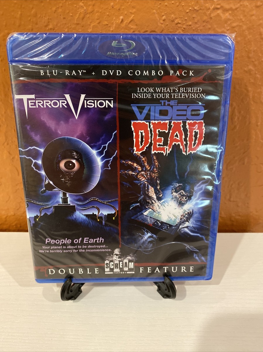 TERROR VISION THE VIDEO DEAD BLU-RAY DVD COMBO SCREAM FACTORY