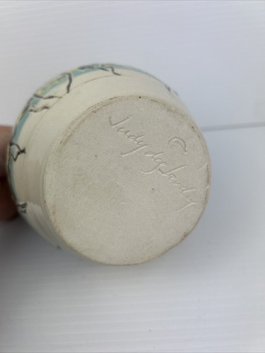 Australian Pottery Decanter Rimfire Winery Judy Des Jardins Landscape Demijohn - Picture 2 of 15