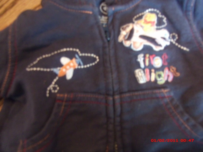 +*INFANT BOY WINNIE THE POOH JACKET  0-3 MONTHS A 30