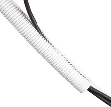 D Line White Cord Management Cover Split Cable Tube 43 Inch Easy Installation