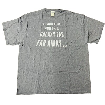 Star Wars In A Galaxy Far Far Away Men's Movie T-Shirt size XXL