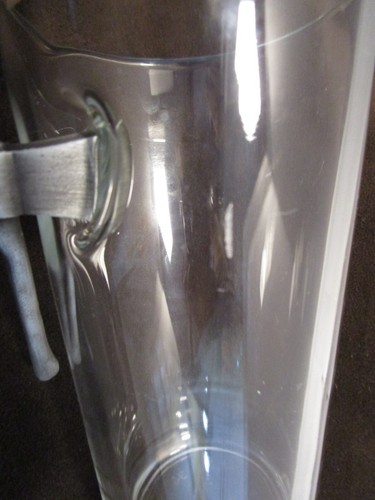 Original One BenShot Glass Tumbler imbedded with fire Axe 16 oz. Handmade in USA - Picture 6 of 7