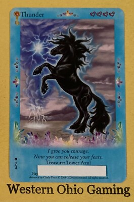 Bella Sara Treasures Thunder #46/55 NEW CCG TCG Trading Card Game