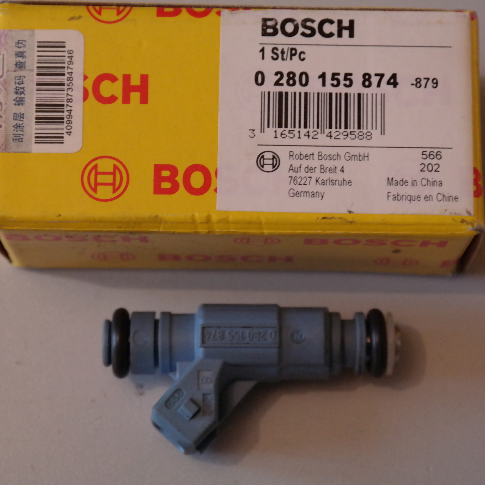 Injecteur d'origine Bosch 0280155874 la qualité OEM supérieure pour Beetle 1