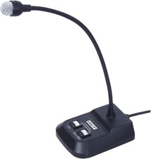 Eagle P609ta Dynamic Gooseneck Paging Microphone 6.35mm Jack Connector + Adapter