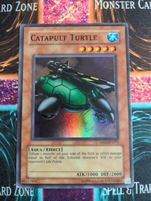 Yu-Gi-Oh! Catapult Turtle MRD-EN075 Unlimited Super Rare MP EN