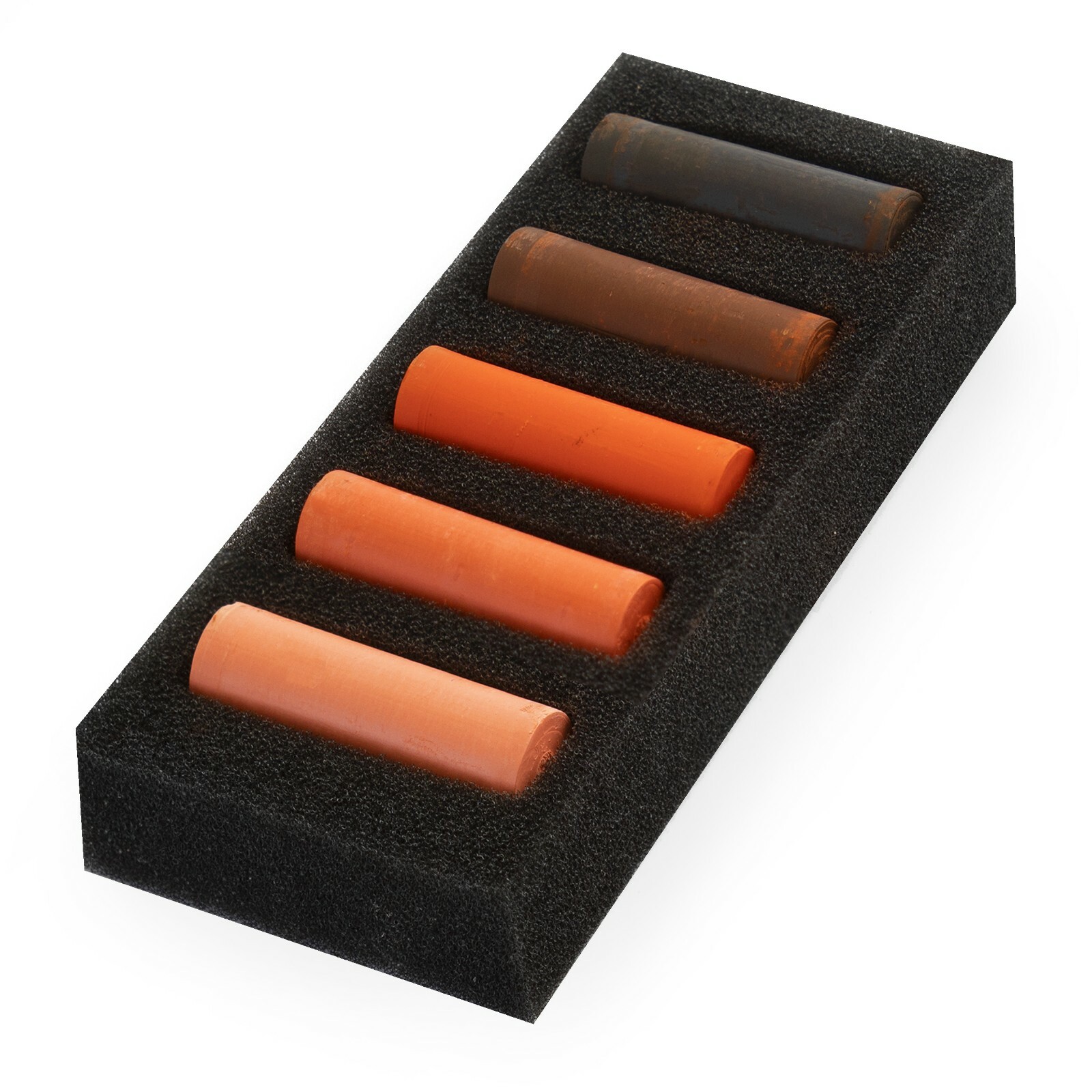 Royal Talens Rembrandt Soft Pastels Half Size Rich Oranges 5 Colours - Image 2