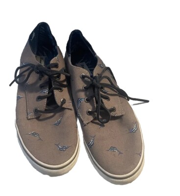 TOMMY BAHAMA MENS Dune Drifter Lace Up Sneaker MARLIN Print Mens US 9 Shoes