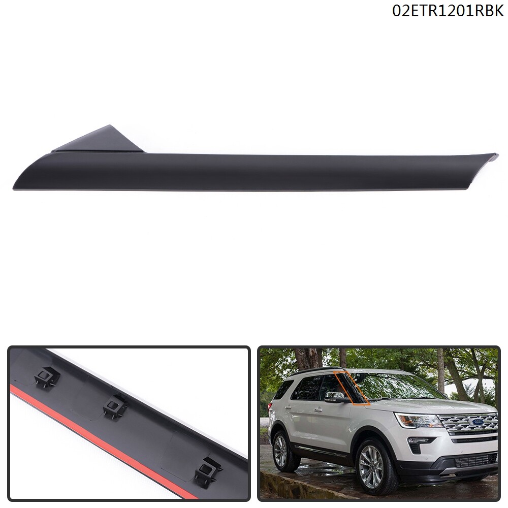 New Windshield Outer Trim Pillar Molding Grelly USA