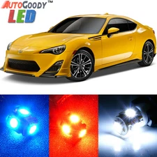 6 x Premium Xenon White LED Lights Interior Package Kit for Scion FRS + Tool