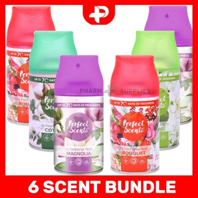 Lufterfrischer Nachfüllpack kompatibel für Air Wick Airpure Jasmin Magnolia gemischt 6