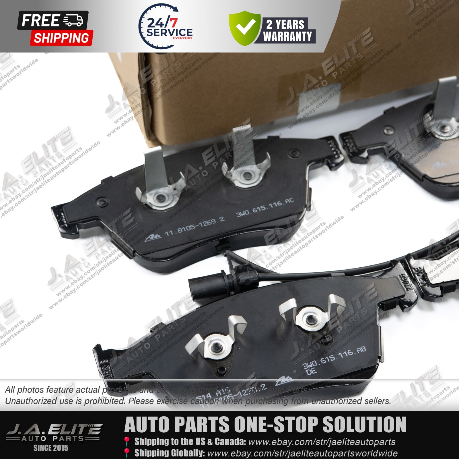 Genuine Bentley Front Brake Pad kit fits Bentley Continental GT GTC Flying Spur