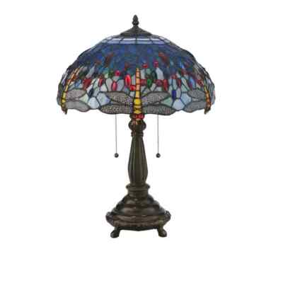 Meyda Lighting Tiffany Hanginghead Dragonfly 22'' Table Lamp - Choose Option -New