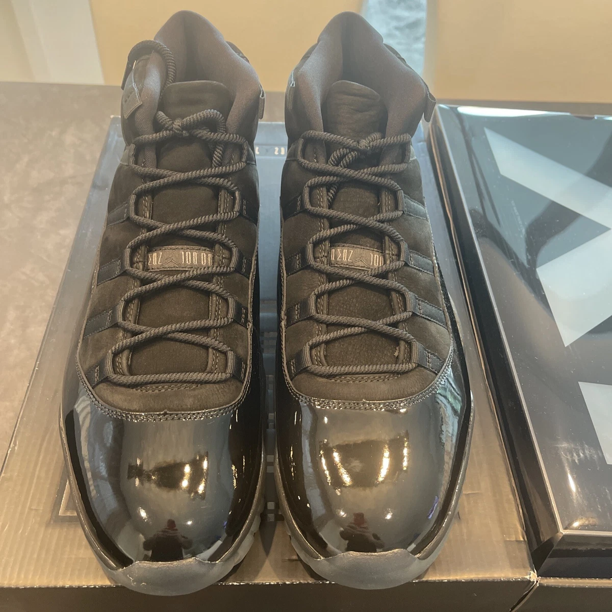 NIKE AIR JORDAN 11 CAP AND GOWN BLACKOUT PE SAMPLE 15 LOS JAM