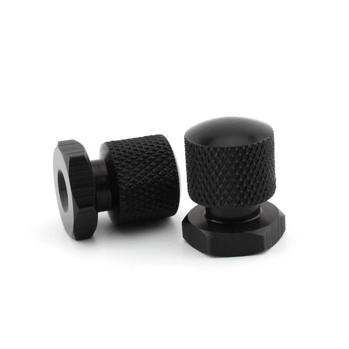 2x Moto posto a sedere Bullone Vite Dado Per Harley Street Road Glide Fatbob IT - Picture 5 of 11