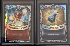 Healing Elixir SILVER FOIL Battlecast Skylanders CCG Card