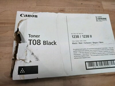 Canon Original T08 Toner - schwarz (3010C006) Beschädigte Verpackung Neu