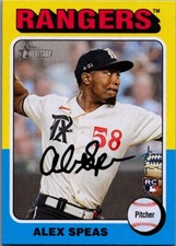 2024 Topps Heritage #274 Alex Speas RC Texas Rangers