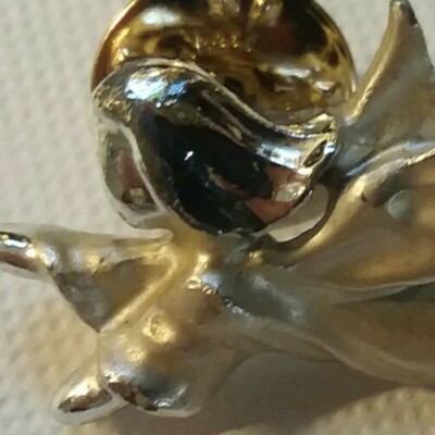 Vintage Jewelry: Tiny Lapel Pin Angel 01-01-2022 Marked GiGi? | eBay