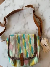 Will Leather Goods - Vintage Tapestry Crossbody, Pattern #6, New with Tags