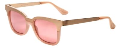 Isaac Mizrahi Designer Sunglasses IM90-79 in Rose Gold Pink with Pink  Lens