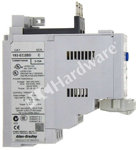 Allen Bradley 193-EC2BD Series C E3 Plus 3-15A Electronic Motor Protection Relay - Foto 8 di 8