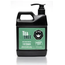 GIBS Top Down Hair & Body Hydrator 33.8oz Tea Tree Moisturizer Hair Beard & Skin