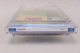 Bible Buffet 1993 Nintendo NES BB-6 Yellow Sticker Seal Sealed CGC Graded 9.4