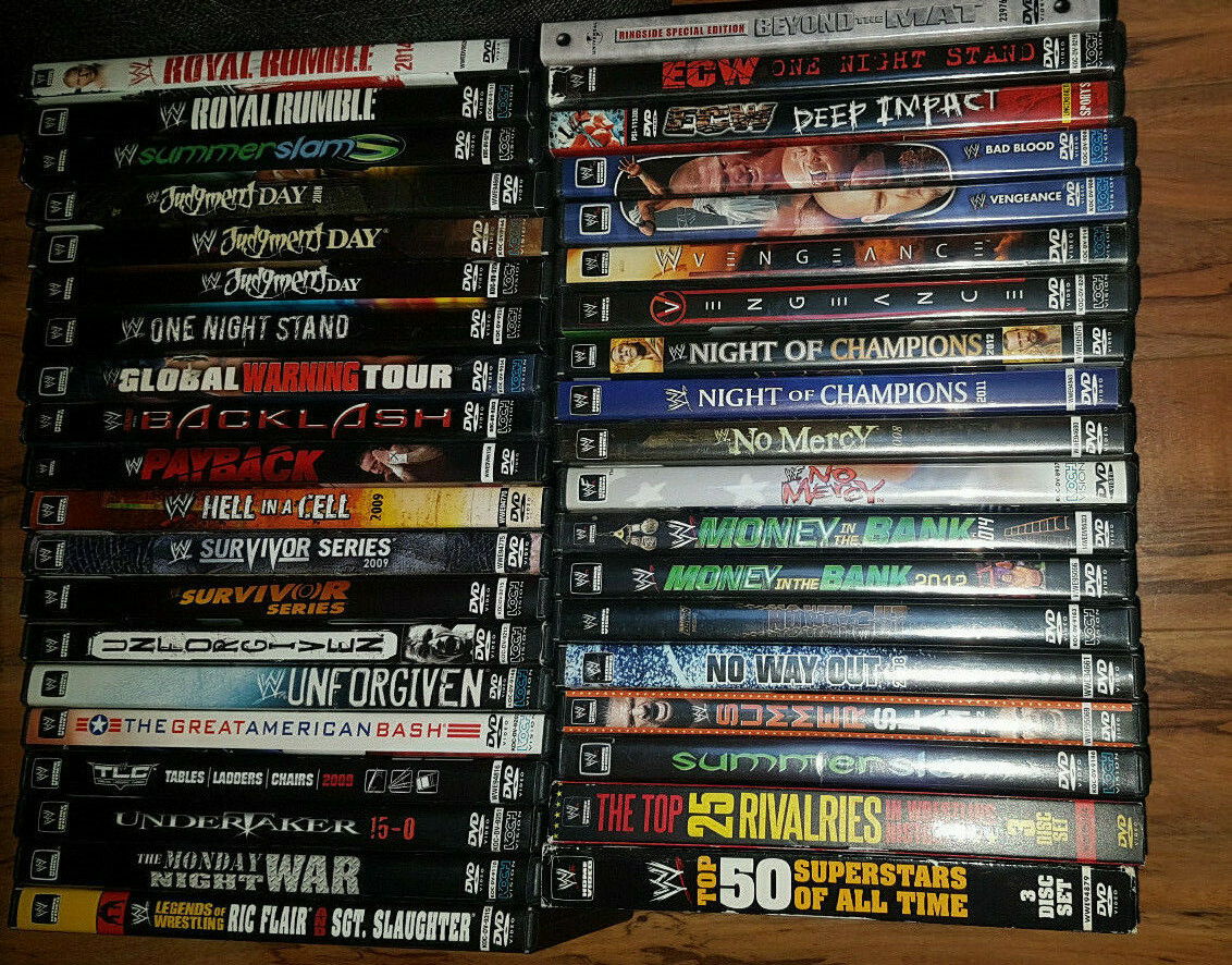 WWE WCW DVDまとめ売り 9 WWF DVD LOT WWE WCW + Rare Japan Wrestling Collector for