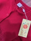 Fei Doog Toddler Girls 2 Holiday Christmas Dress Red Cardigan Sweater Outfit — photo 8