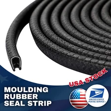 Rubber Seal Strip Car Door Window Trim Edge Molding Protector Guard Weather USA