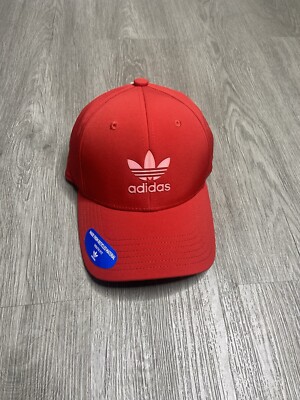 ADIDAS Originals Youth Snapback Baseball Hat Boys Size Adjustable Red NWT
