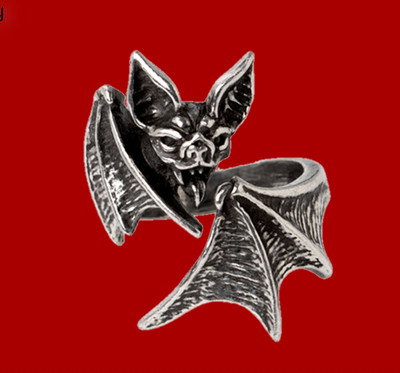 Nighthawk Ring by Alchemie Gothic Punk okkulte heidnische Hexerei Gothic Alternative