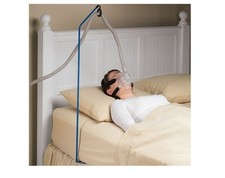 CPAP Hose Holder, Sturdy Iron Pole Secures Under Mattress To Hold CPAP Hose