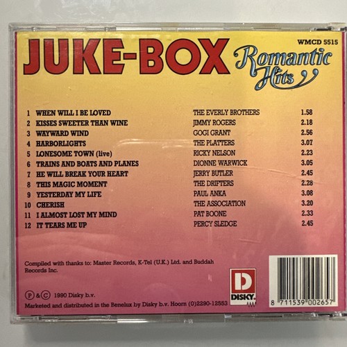Romantic Juke Box Hits 4 CD Divers - Photo 2 sur 2