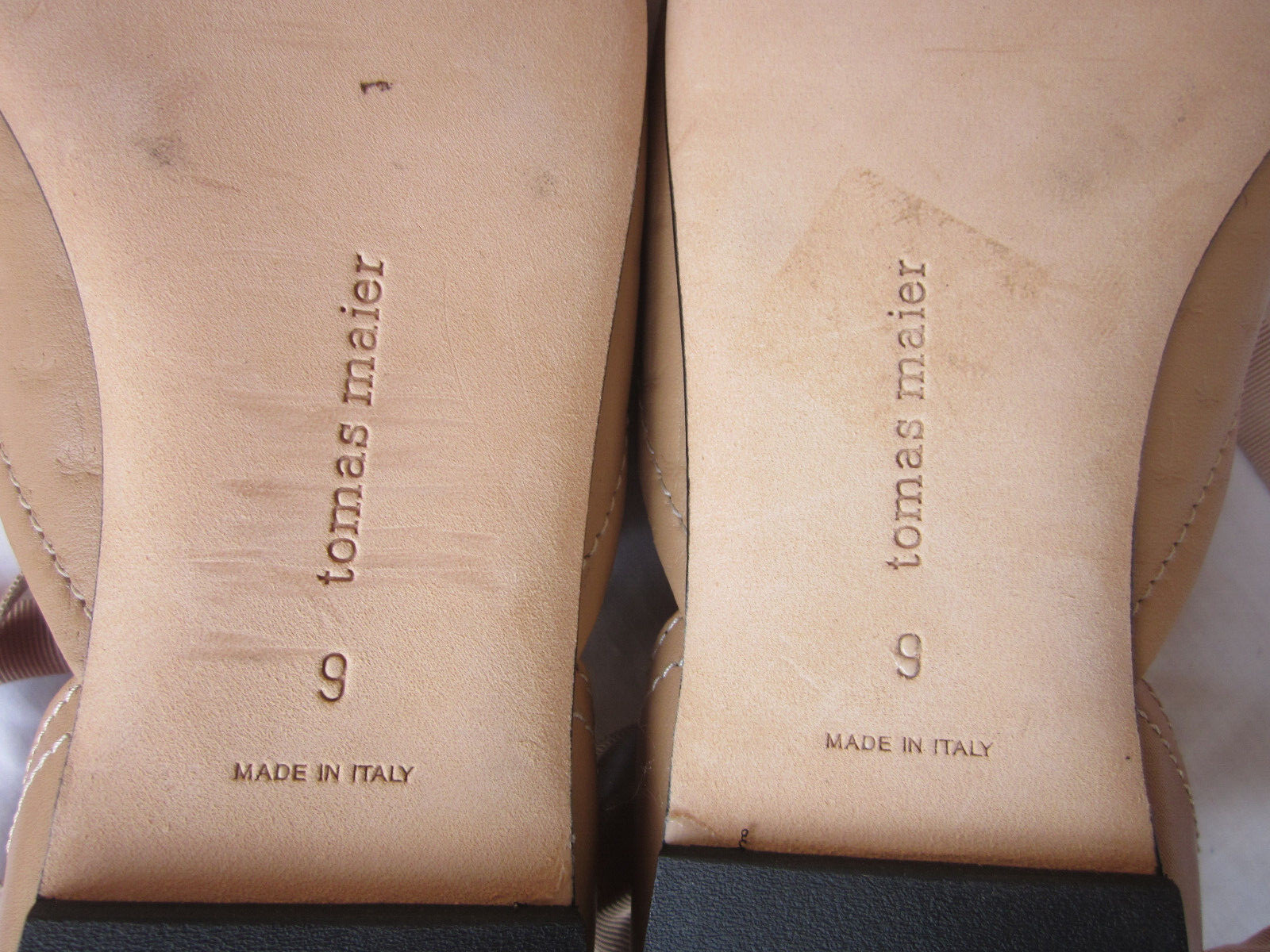 Tomas Maier pointy-toe ballet flats Italy 40 US 9 RibbonWrap NWOT Bottega Veneta thumbnail 10