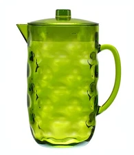 2.5qt/ 80oz Unbreakable Shatter-Resistance Ecozen Plastic Pitcher with Lid Green