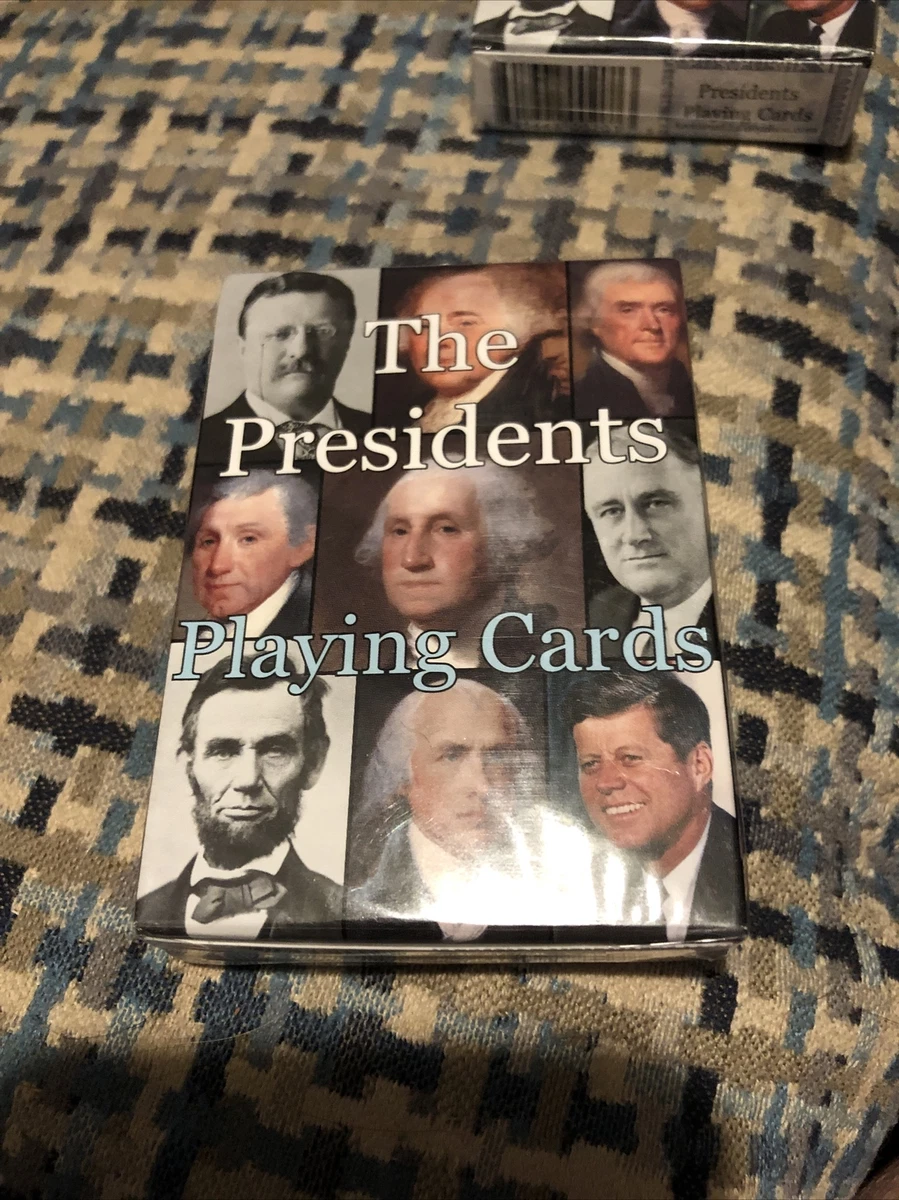 The Presidents Playing Cards Deck 45 Presidents USA Sealed Includes Trump