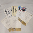 Vintage Hotel Lucerne Monopol Brochures Menus Bucherer Rolex Piaget Ads Swiss